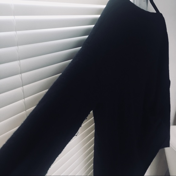 Vince XS Dark Blue Cashmere Sweater boatneck - Picture 3 of 6